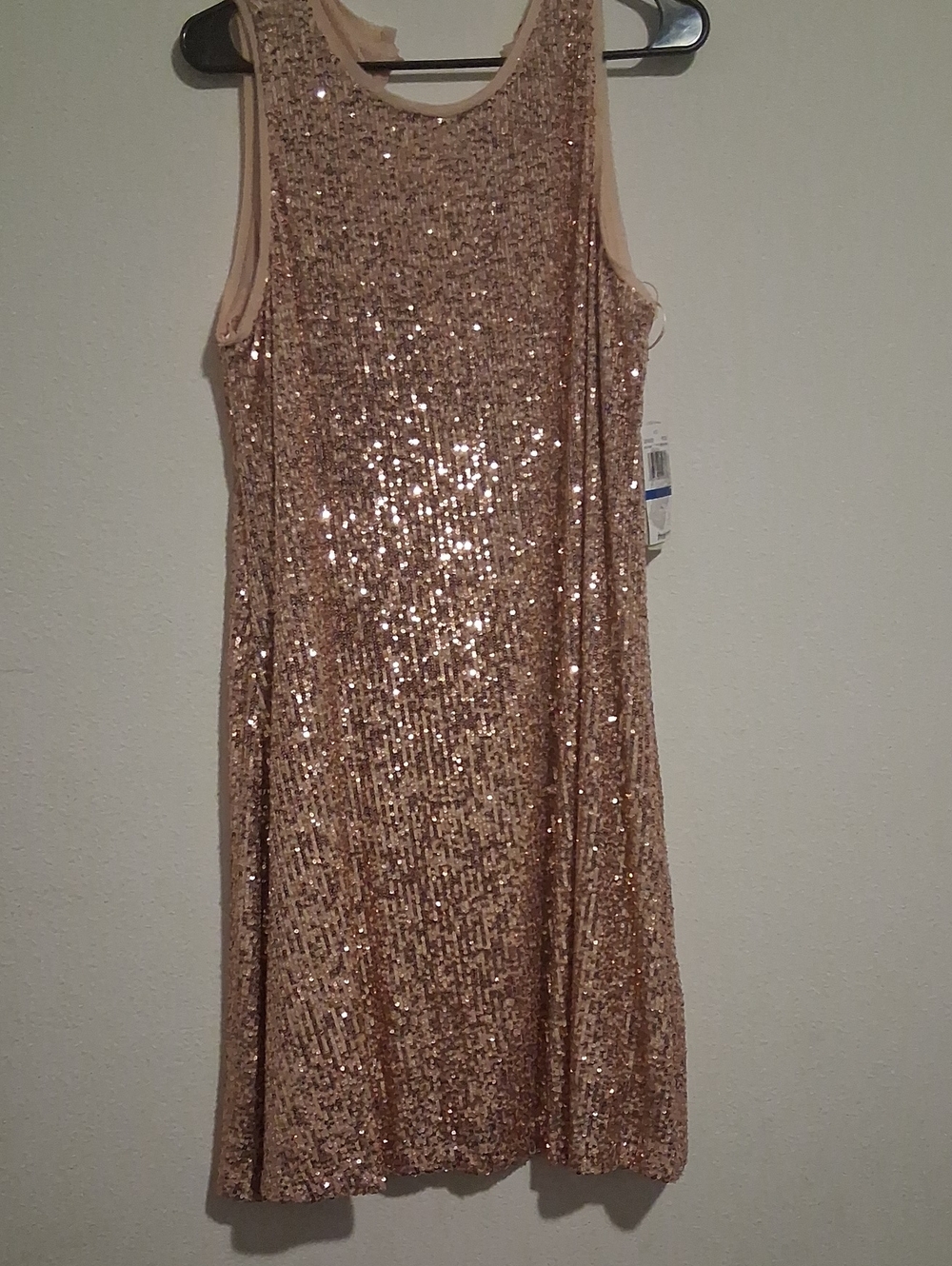 Bnwt GB sequins Gold sequins Dress XL